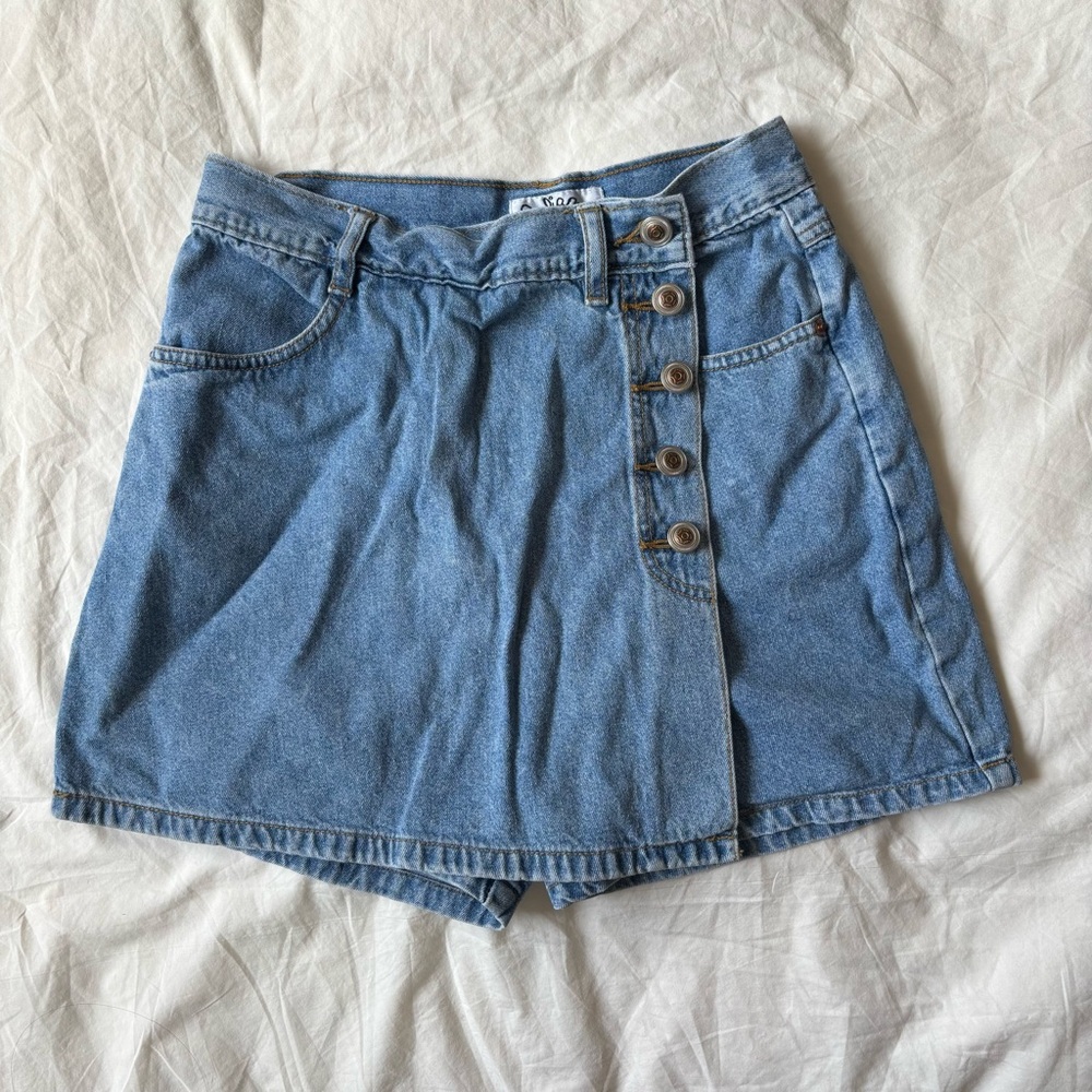 Vintage denim skort